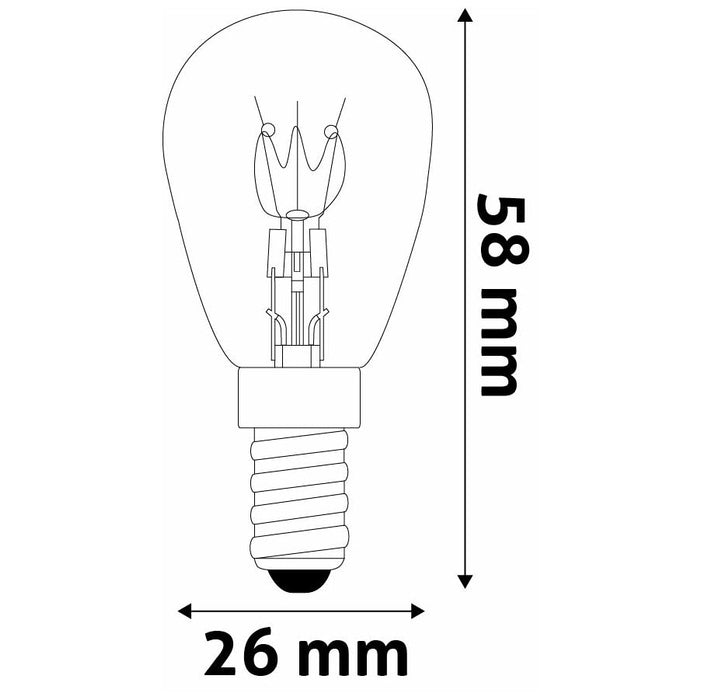 Avide žárovka do lednce 40W E14 WW 3000K