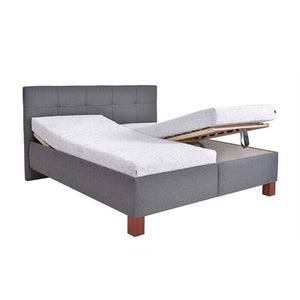 Čalouněná postel Mary 180x200, šedá, bez matrace