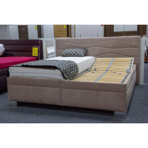 Čalouněná postel Windsor 180x200, béžová, bez matrace - II. jakost