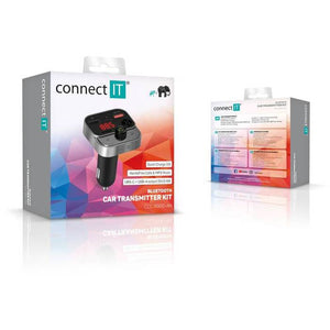 CONNECT IT InCarz Bluetooth transmitter, ANTRACITOVÝ