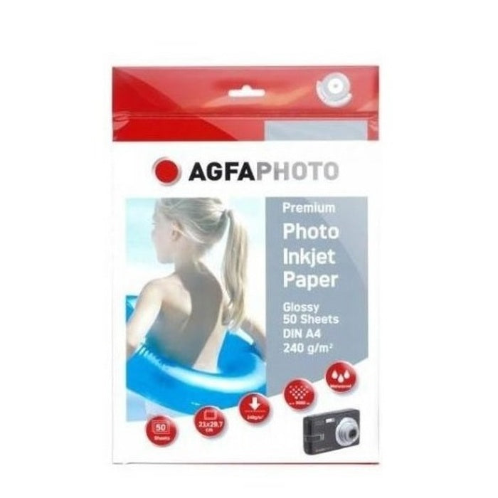 Fotopapír AgfaPhoto Silver Glossy, A4, 240 g/m?, 50ks v balení