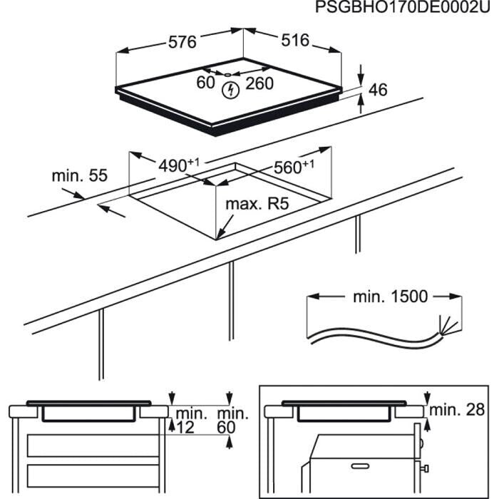 Indukční deska AEG IKE64450XB