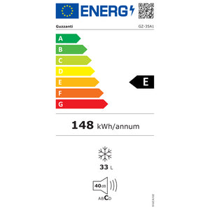 Jednodveřová lednice Guzzanti GZ 35A1 POŠKOZENÍ