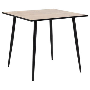 Jídelní stůl Wyatt 80x80x75 cm (dub, černá)