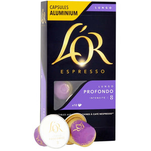 Kapsle L'OR Espresso Profondo, 10ks EXSPIRACE