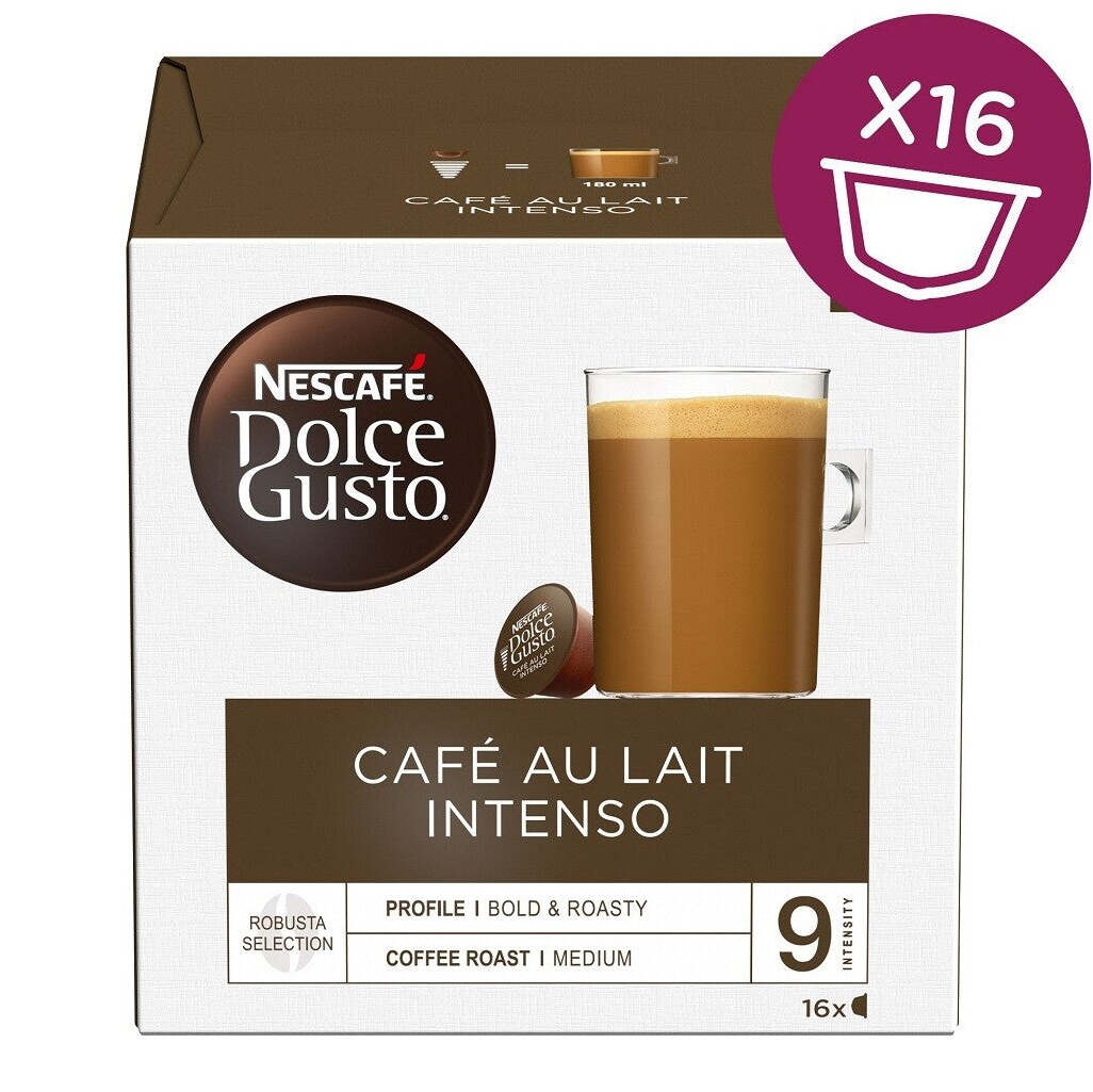 Kapsle Nescafé Dolce Gusto Café au Lait Intenso, 16ks EXSPIRACE