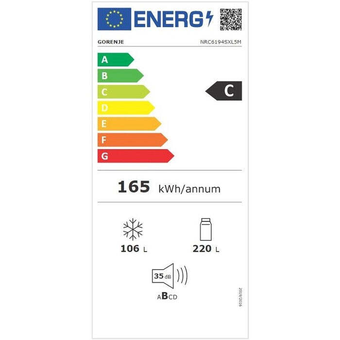 Kombinovaná lednice Gorenje NRC6194SXL5M