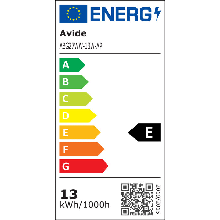 LED žárovka Avide Globe A60 13W E27 WW 3000K