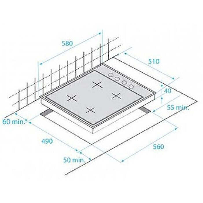 Plynová varná deska Beko HIZG 64121 SX