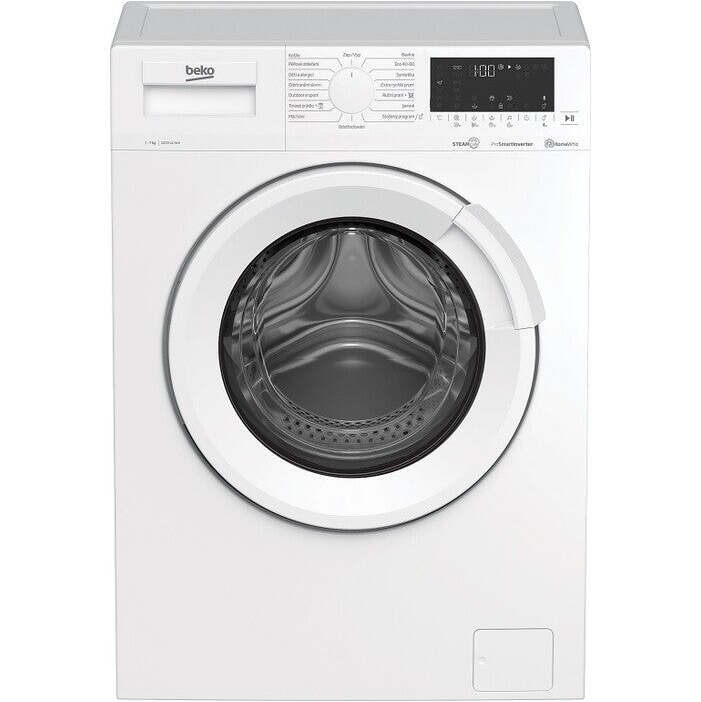 Pračka s předním plněním Beko EWUE76261CSH1W, 7 kg