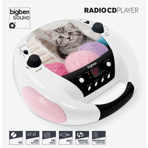 Přenosné rádio Bigben CD52CATS3 NEKOMPLETNÍ