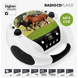 Přenosné rádio Bigben CD52HORSE NEKOMPLETNÍ