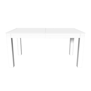 Jídelní stůl Selyn rozkládací 160-300x76x90 cm (dub, bílá)