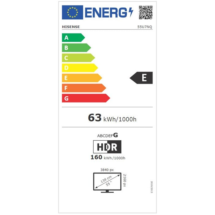 Televize Hisense 55U72NQ (2024) / 55&quot; (139cm)