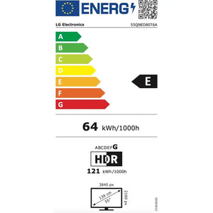 Televize LG 55QNED80T / 55" (139cm)