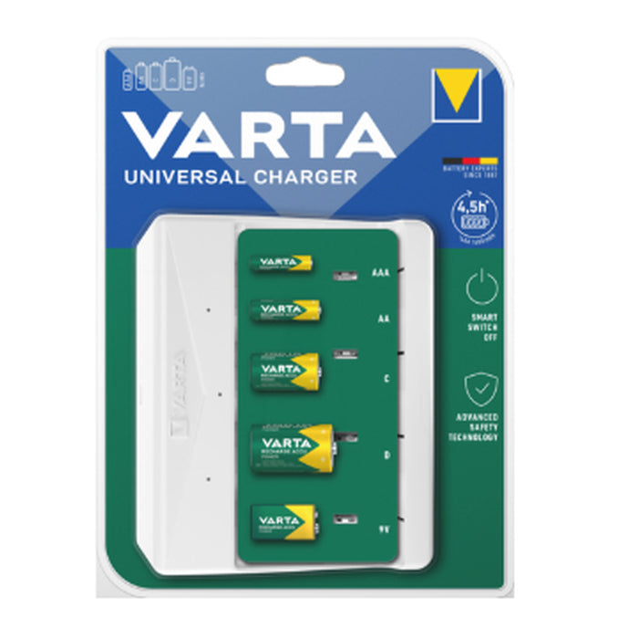 Univerzální nabíječka baterií Varta 57658101401