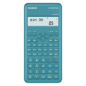 Vědecká kalkulačka Casio FX 220 PLUS 2E, modrá
