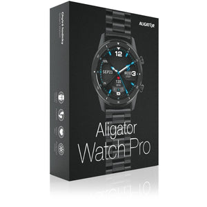 Chytré hodinky Aligator Watch Pro, 3x řemínek, černá POUŽITÉ