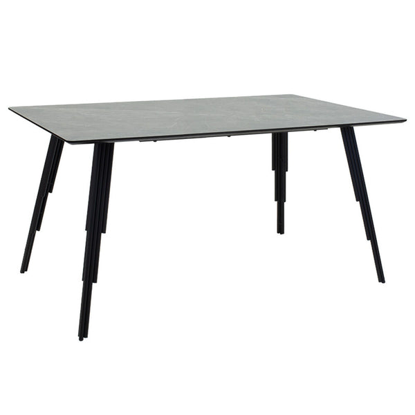 Jídelní stůl Leros 140x75x80 cm (šedá, černá)