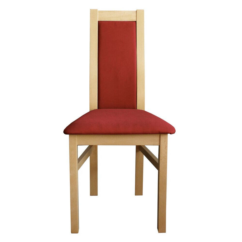 Jídelní židle Agáta, sonoma, bordó - PŘEBALENO