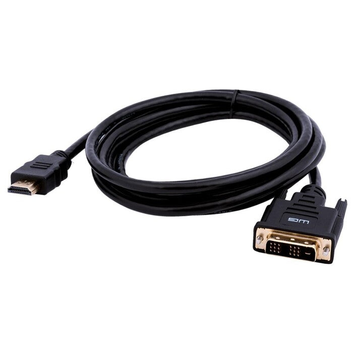 Kabel HDMI(male, HDMI 1.4) na DVI-D Single Link(male),2m,černá