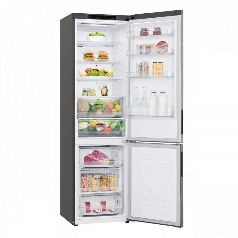 Kombinovaná lednice s mrazákem dole LG GBP62PZNBC, B