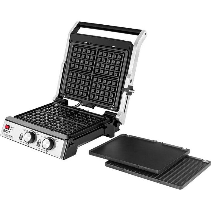 Kontaktní gril ECG Duo Grill &amp; Waffle KG 2033, 2000W