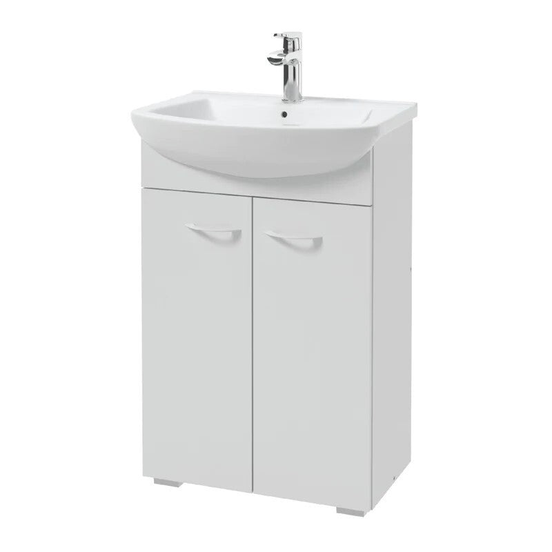 Koupelnová skříňka s umyvadlem Pico Bello (52x79x30 cm, bílá)