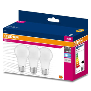 LED žárovka Osram, 8.5 W, E27, 3pack