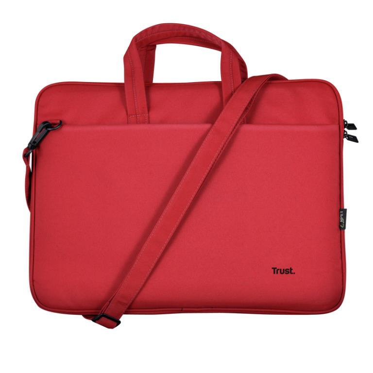 Pouzdro na notebook TRUST, 16&quot; Bologna Slim Laptop Bag Eco, red