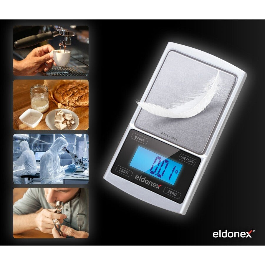 Setinová váha Eldonex DiamondPro EKS-4040-SL, 100 g