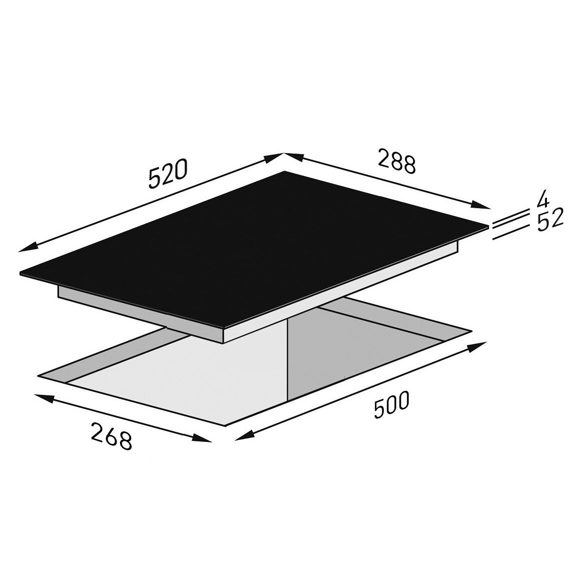 Sklokeramická varná deska Concept SDV2330