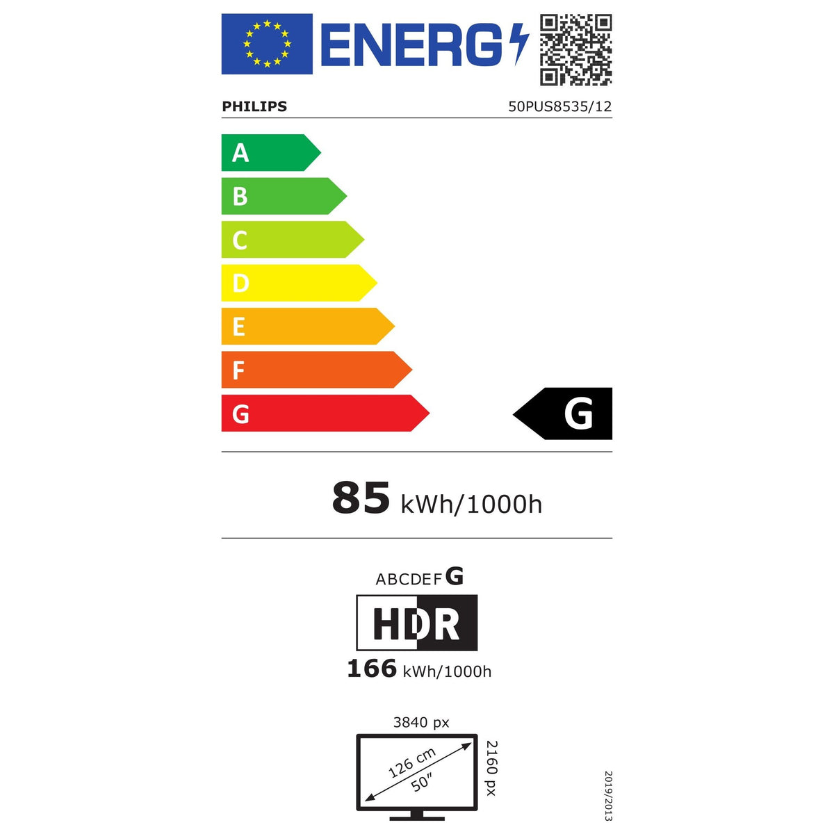 Smart televize Philips 50PUS8535 (2020) / 50&quot; (126 cm) OBAL POŠKOZEN