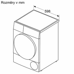 Sušička prádla Bosch WQB245B0BY, A+++, 9kg